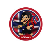 Troll with flag-premium printed sticker